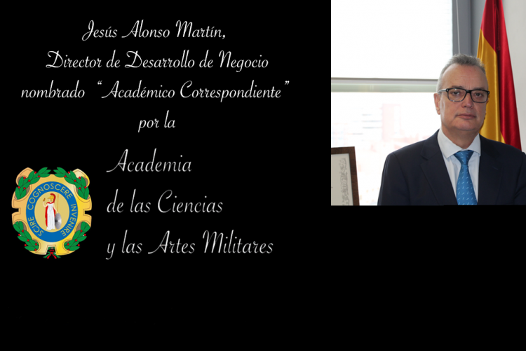Jesús Alonso appointed Member of the Academy of Military Arts and Sciences 