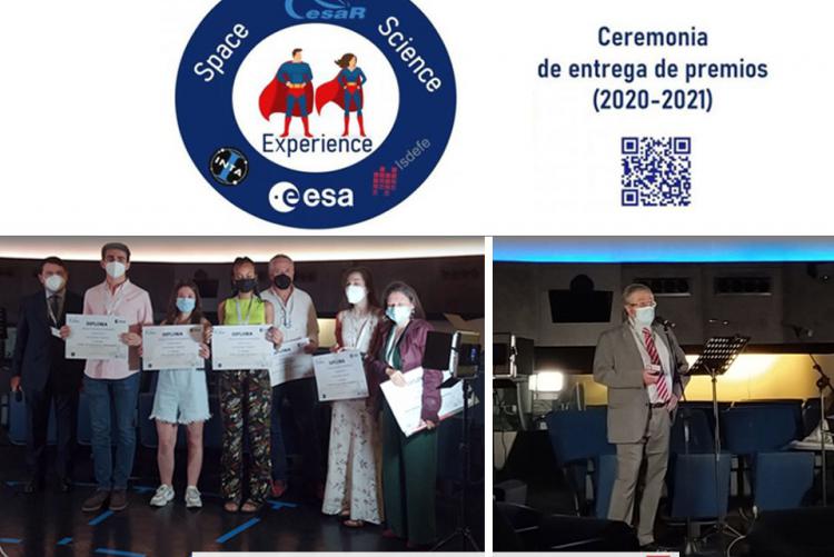 Ceremonia de Entrega de Premios de las Space Science Experience (2020-2021)