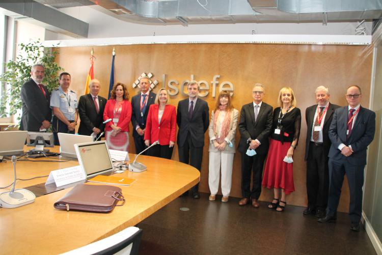 María Amparo Valcarce, Secretary of State for Defence, meets with Isdefe’s Directors
