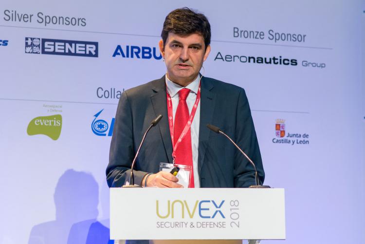 Isdefe gives a presentation on “U-SPACE and drone integration in controlled airspace” at UNVEX Security & Defence