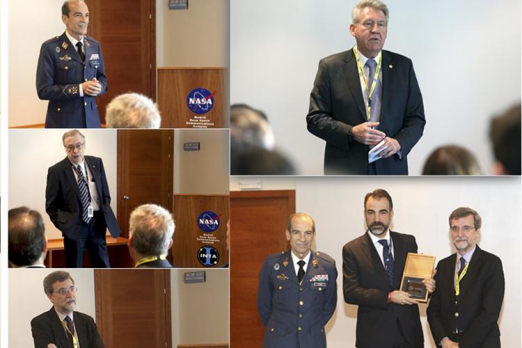 Acto de presentación del nuevo director de la Estación Espacial de Robledo de Chavela