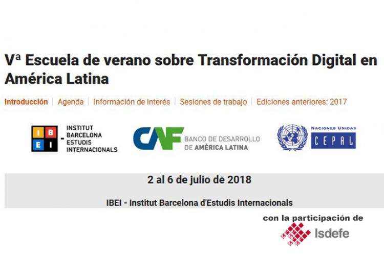 Participación de Isdefe en una nueva edición la Escuela de verano sobre Transformación en Latina | ISDEFE
