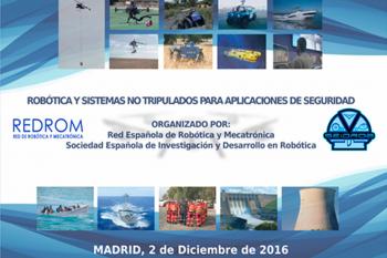 Isdefe takes part in the workshop “Robotics and unmanned systems for security applications” 