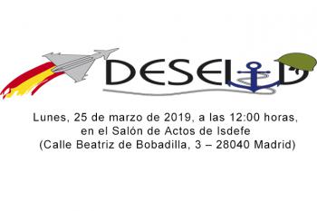 Presentation of the 2019 DESEi+d 2019 Congress and the Isdefe R&amp;D Book award