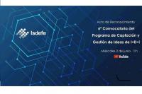 Presentation of the 6th edition of the Isdefe R&amp;D awards to gather and manage R&amp;D ideas