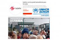 Isdefe - ACNUR Campaign to Respond to the Emergency in Ukraine