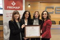 Isdefe is recognised by FREMAP for achieving the bonus