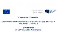 Isdefe takes part in the Consultation Forum for Sustainable Energy in the Defence and Security sector 